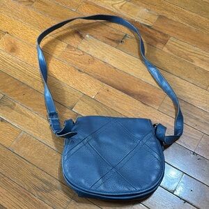 Blue Leather Crossbody Bag Tignanello